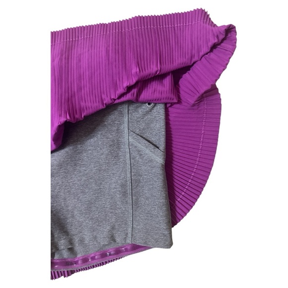 Lululemon Pleat To Street Tennis Skirt Purple Size 10 - Picture 8 of 8